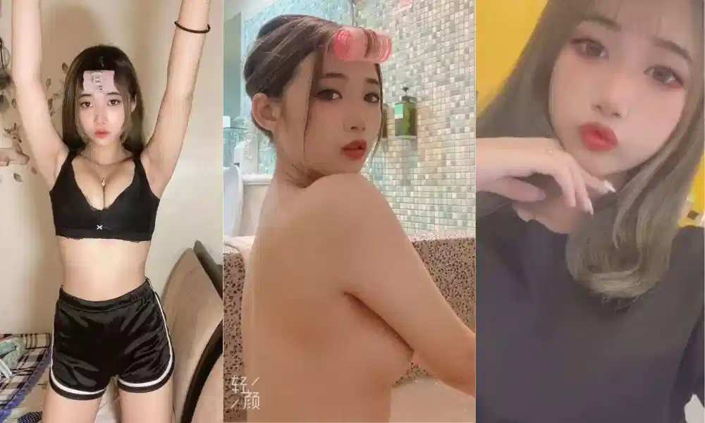 台湾G奶眼镜美女想当艺人，被假经纪人忽悠拍摄各种骚姿视频